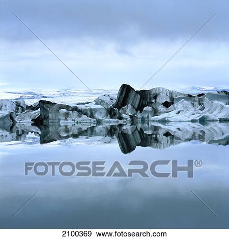 Icebergs in sea, Greenland View Large Photo Image Stock Photo - Icebergs in sea, Greenland . Fotosearch