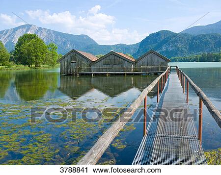 Stock Image - Kochelsee, Bavaria, Germany, Europe . Fotosearch