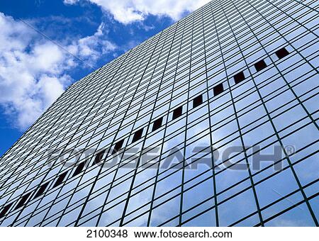 Low angle view of skyscraper, Manhattan, New York City, New York State, USA View Large Photo Image Stock Photo - Low angle view of skyscraper, Manhattan, New York City, New York State, USA . Fotosearch