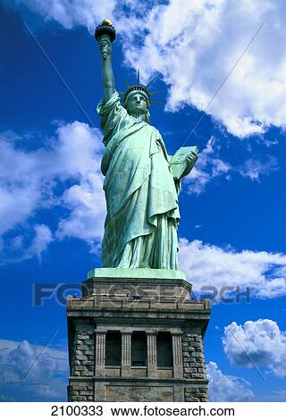 Low angle view of statue, Statue Of Liberty, Liberty Island, New York City, New York State, USA View Large Photo Image Stock Image - Low angle view of statue, Statue Of Liberty, Liberty Island, New York City, New York State, USA . Fotosearch