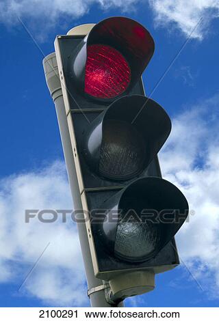 Low angle view of stoplight View Large Photo Image Stock Image - Low angle view of stoplight . Fotosearch