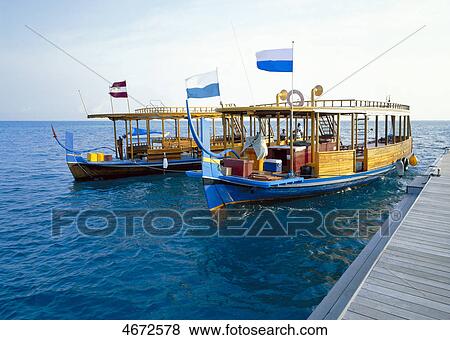 Maldivian diving boat View Large Photo Image Stock Photo - Maldivian diving boat . Fotosearch