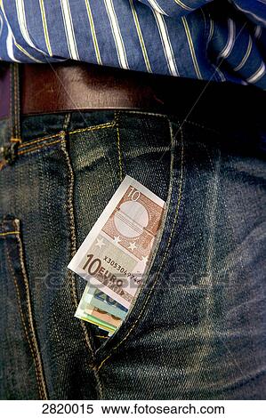 Money in pocket of jeans of person View Large Photo Image Stock Photography - Money in pocket of jeans of person . Fotosearch