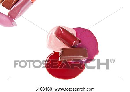 Nail varnish and lipstick View Large Photo Image Stock Image - Nail varnish and lipstick . Fotosearch