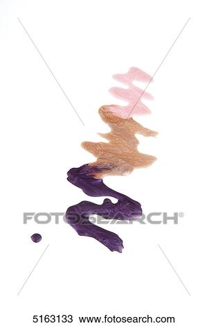 Stock Image - Nail varnish line . Fotosearch