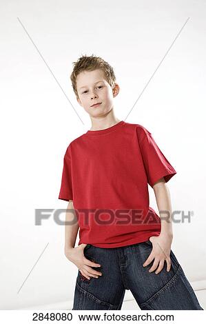 Portrait of boy posing View Large Photo Image Stock Image - Portrait of boy posing . Fotosearch