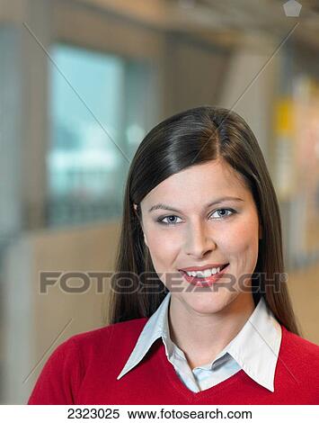 Portrait of businesswoman smiling View Large Photo Image Stock Photography - Portrait of businesswoman smiling . Fotosearch