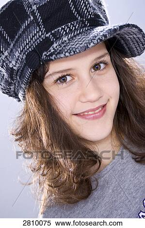 Portrait of girl smiling View Large Photo Image Stock Photography - Portrait of girl smiling . Fotosearch