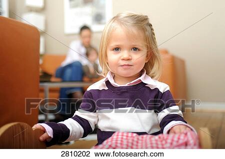 Stock Image - Portrait of girl . Fotosearch