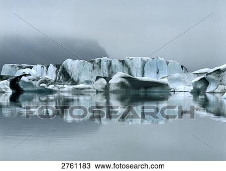 Reflection of glacier in water, Greenland View Large Photo Image Stock Image - Reflection of glacier in water, Greenland . Fotosearch