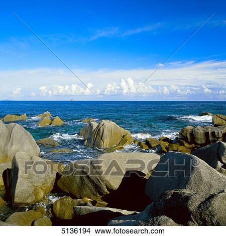 Rocky seashore View Large Photo Image Picture - Rocky seashore . Fotosearch