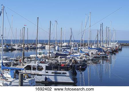 Sailboats at harbor View Large Photo Image Stock Image - Sailboats at harbor . Fotosearch