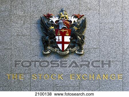 Sculpture on stock exchange building, London Stock Exchange, London, England View Large Photo Image Stock Photo - Sculpture on stock exchange building, London Stock Exchange, London, England . Fotosearch