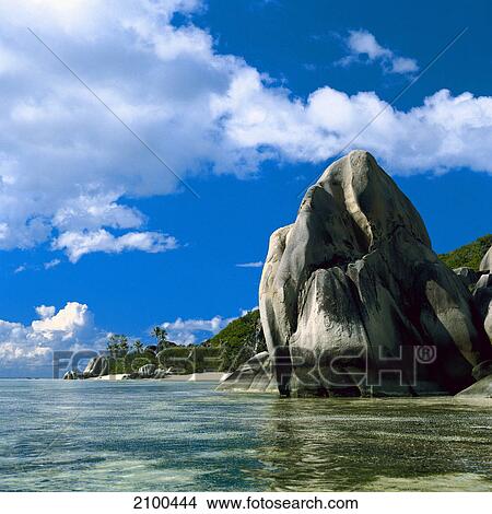 Seychelles Islands, lonely beach View Large Photo Image Picture - Seychelles Islands, lonely beach . Fotosearch