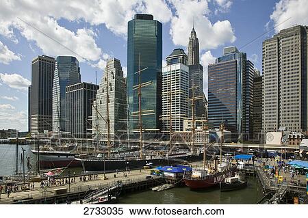 Skyscrapers on port View Large Photo Image Stock Photography - Skyscrapers on port . Fotosearch