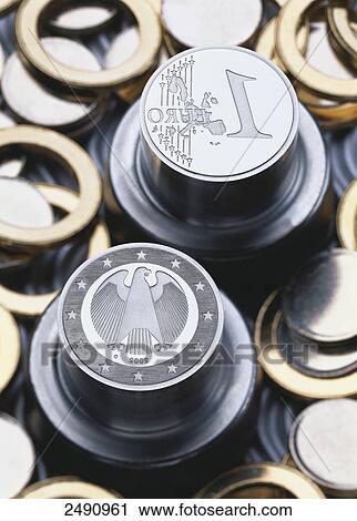 Stamping mold of one Euro coin View Large Photo Image Stock Image - Stamping mold of one Euro coin . Fotosearch