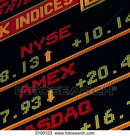 Stock exchange data displayed on screen, New York Stock Exchange, Wall Street, New York City, New York State, USA View Large Photo Image Stock Image - Stock exchange data displayed on screen, New York Stock Exchange, Wall Street, New York City, New York State, USA . Fotosearch