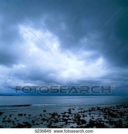 Stony beach at night View Large Photo Image Stock Photography - Stony beach at night . Fotosearch