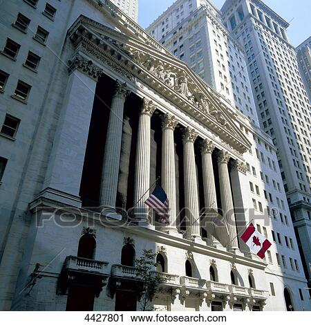 The Front of the New York Stock Exchange View Large Photo Image Stock Image - The Front of the New York Stock Exchange . Fotosearch