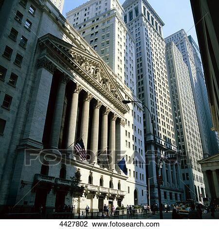 The Front of the New York Stock Exchange View Large Photo Image Stock Image - The Front of the New York Stock Exchange . Fotosearch