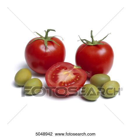 Tomatoes and olives View Large Photo Image Stock Image - Tomatoes and olives . Fotosearch