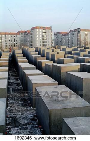Tombstones in cemetery, Holocaust Memorial, Berlin, Germany View Large Photo Image Stock Photograph - Tombstones in cemetery, Holocaust Memorial, Berlin, Germany . Fotosearch