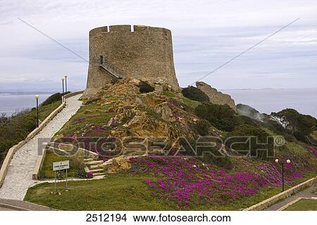 Torre Spagnola, Sardinia, Italy View Large Photo Image Picture - Torre Spagnola, Sardinia, Italy . Fotosearch