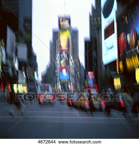 Picture - Traffic in New York . Fotosearch