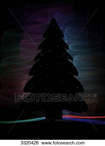Tree with lighting effects View Large Photo Image Stock Photograph - Tree with lighting effects . Fotosearch