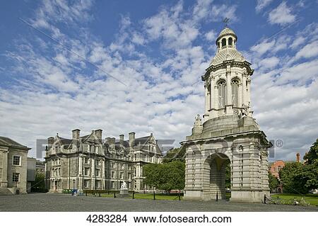 Trinity College, Dublin, Ireland View Large Photo Image Picture - Trinity College, Dublin, Ireland . Fotosearch