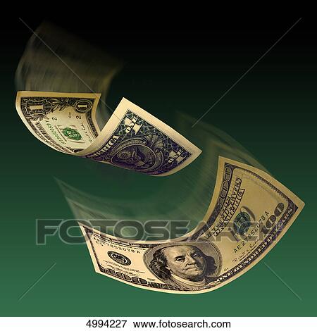 Two Flying American Dollar banknotes View Large Photo Image Stock Photo - Two Flying American Dollar banknotes . Fotosearch