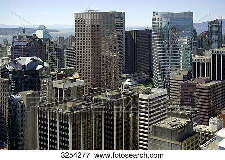 Stock Photo - Vancouver downtown . Fotosearch