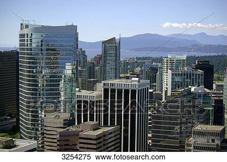 Vancouver downtown View Large Photo Image Stock Photography - Vancouver downtown . Fotosearch
