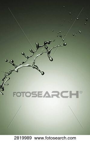 Stock Photo - Water splashing in air . Fotosearch