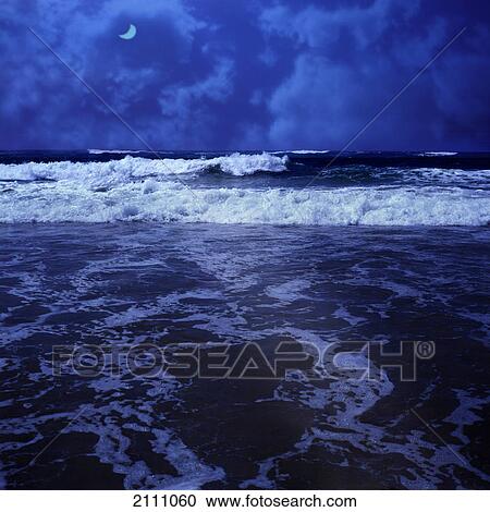 Waves on beach View Large Photo Image Stock Image - Waves on beach . Fotosearch