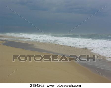 Waves on beach  View Large Photo Image Stock Image - Waves on beach . Fotosearch