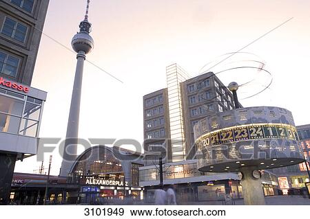 Alexanderplatz, Berlin, Germany View Large Photo Image Stock Photo - Alexanderplatz, Berlin, Germany . Fotosearch