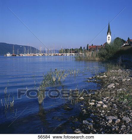 Boats in harbor, Lake Constance, Baden-Wurttemberg, Germany View Large Photo Image Picture - Boats in harbor, Lake Constance, Baden-Wurttemberg, Germany . Fotosearch
