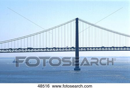 Bridge across river, 25 De Abril Bridge, Tagus, Belem, Lisbon, Portugal View Large Photo Image Stock Photograph - Bridge across river, 25 De Abril Bridge, Tagus, Belem, Lisbon, Portugal . Fotosearch