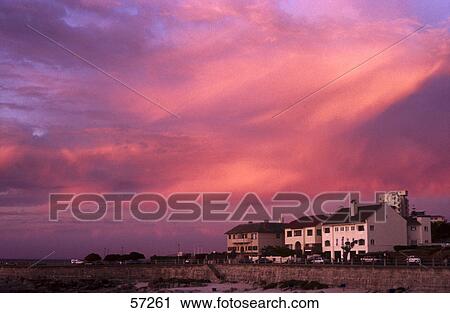 Buildings in a town under dusky sky, Green Point, Cape town, South Africa View Large Photo Image Stock Image - Buildings in a town under dusky sky, Green Point, Cape town, South Africa . Fotosearch