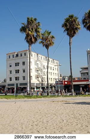 Buildings on beach, Venice Beach, San Fernando Valley, City Of Los Angeles, Los Angeles County, California, USA View Large Photo Image Stock Photo - Buildings on beach, Venice Beach, San Fernando Valley, City Of Los Angeles, Los Angeles County, California, USA . Fotosearch
