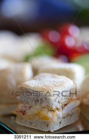 Ciabatta snack, close-up View Large Photo Image Stock Image - Ciabatta snack, close-up . Fotosearch