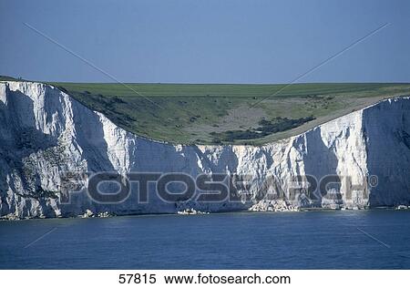 Stock Photography - Cliff at the waterfront, Dover, England . Fotosearch