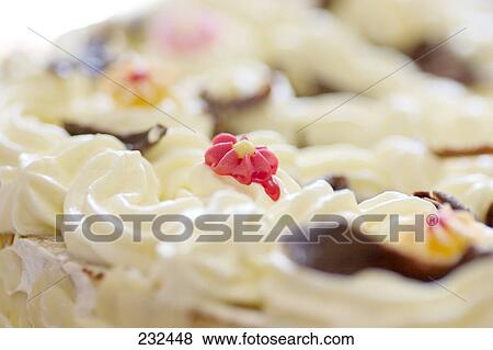 Close-up of cake View Large Photo Image Stock Photo - Close-up of cake . Fotosearch