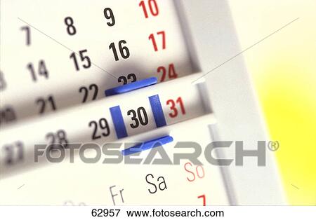 Close-up of calendar View Large Photo Image Stock Photo - Close-up of calendar . Fotosearch