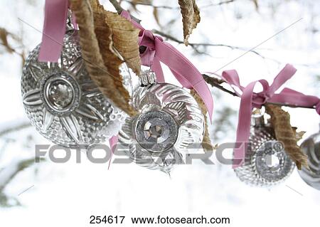 Close-up of Christmas ornaments View Large Photo Image Stock Photo - Close-up of Christmas ornaments . Fotosearch