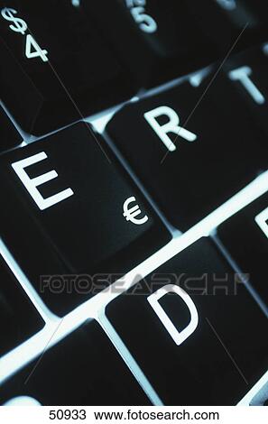 Stock Image - Close-up of computer keyboard . Fotosearch