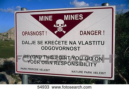 Close-up of danger sign, Croatia, Europe View Large Photo Image Stock Image - Close-up of danger sign, Croatia, Europe . Fotosearch