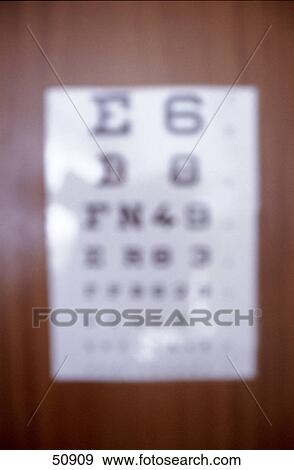 Stock Photo - Close-up of eye chart . Fotosearch