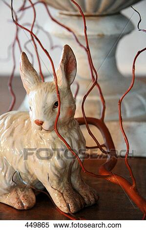 Close-up of figurine of bunny View Large Photo Image Stock Photography - Close-up of figurine of bunny . Fotosearch